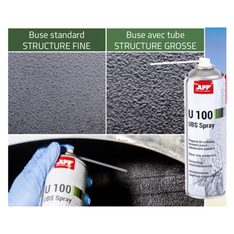 Protection anti-gravillons grise SPRAYTECH - Accessoires de rénovation auto