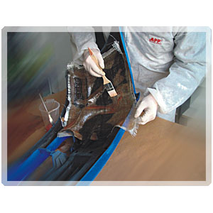 Achetez tissu toile fibres de verre épais pour reboucher réparer carrosserie