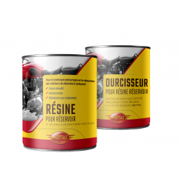 Kit résine pour réservoir + durcisseur  XS