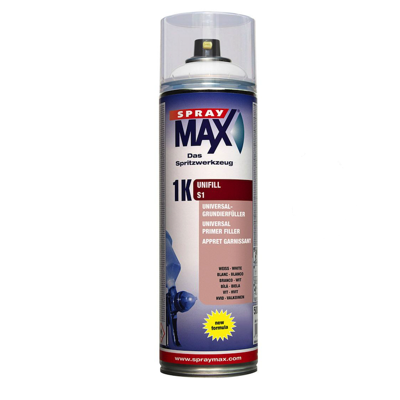 Apprêt 1K garnissant Blanc 500ml spray max