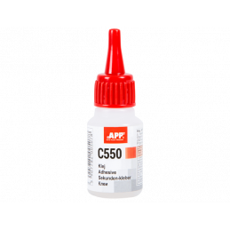 Colle APP C550 cyanoacrylate pour caoutchouc, matières plastiques