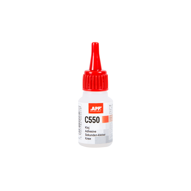 Colle APP C550 cyanoacrylate pour caoutchouc, matières plastiques