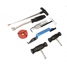 Kit d'outils dépose pare-brise 7 pcs