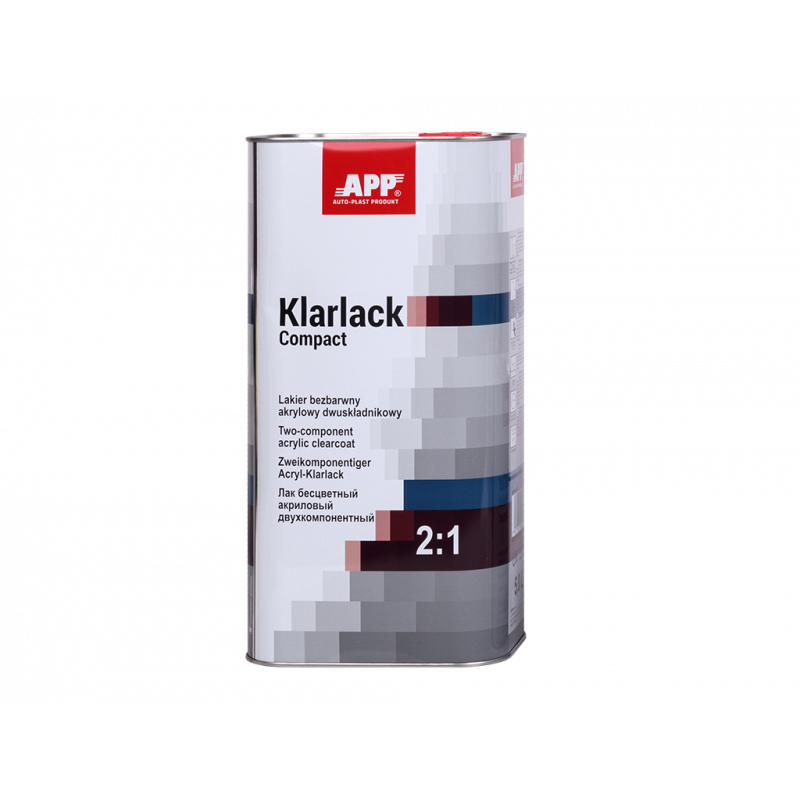 Vernis 2K Acryl Klarlack Compact 2:  5 litres