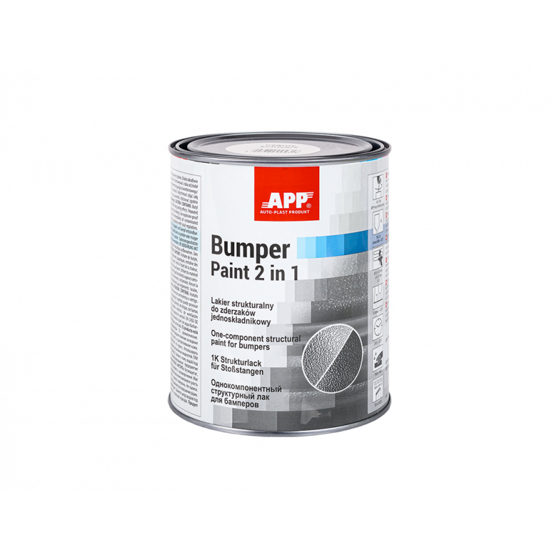 Peinture gris structurante 1k pour plastique