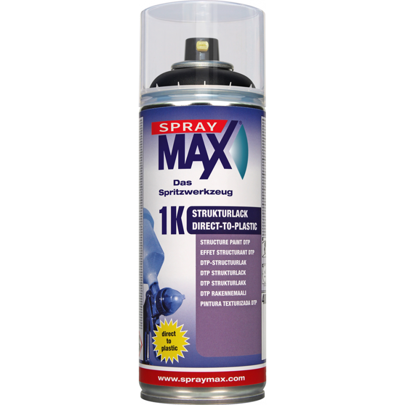 Peinture noir structurant fin spray max