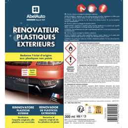 Rénovateur plastiques extérieurs 300 ml ABEL AUTO