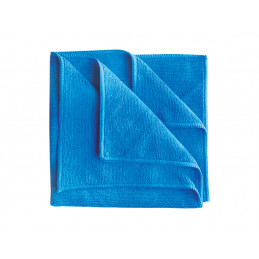 3 chiffons microfibre bleu pour nettoyage automobile