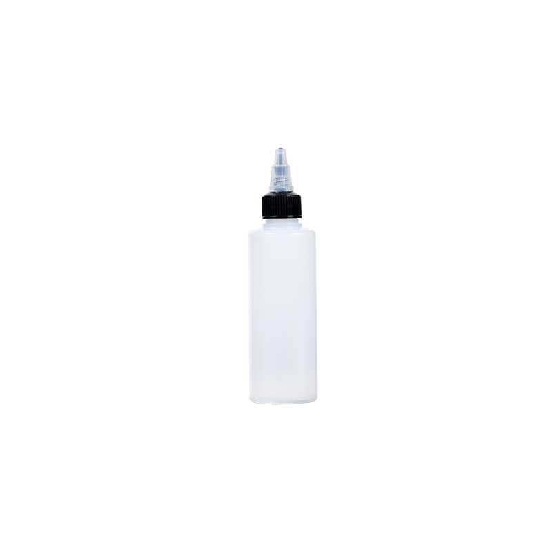 Flacon plastique de 100ml vide avec bouchon gicleur (vendu par 50)
